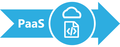 PaaS Platform as a Service Arrow  Icon
